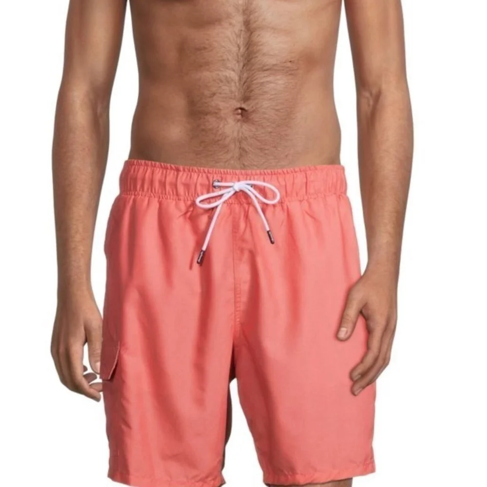 Mens Havana Jim Swim trunks size. Coral orange